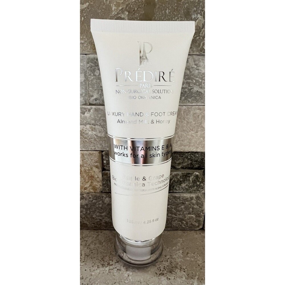 Predire Paris Luxury Hand & Foot Cream Almond Milk Honey Bio Organica 125ml New